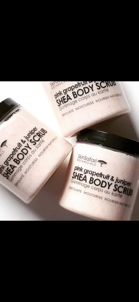 Body Sugar Scrub, All Natural with African Shea Butter & Plant Ingredients