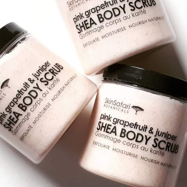 Body Sugar Scrub, All Natural with African Shea Butter & Plant Ingredients