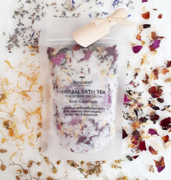 Rose and Geranium Botanical Bath Salts