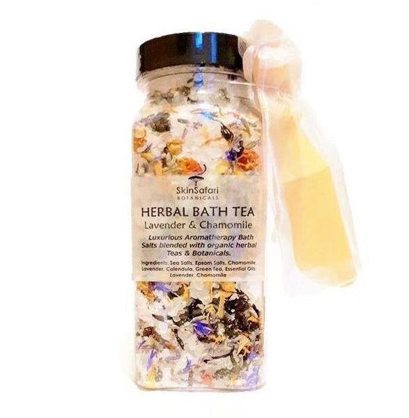 Aromatherapy Herbal Bath Tea Salts, Lavender Chamomile