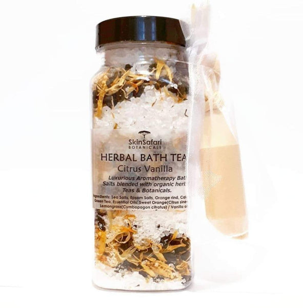 Aromatherapy Herbal Bath Tea Salts, Citrus Vanilla