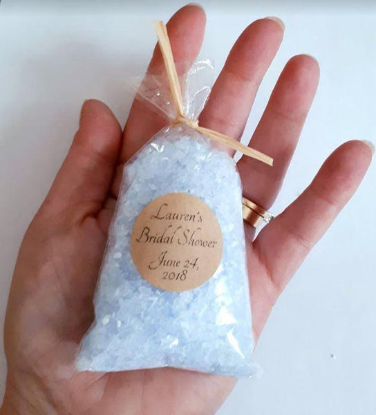 Aromatherapy Bath Salt Custom Favors